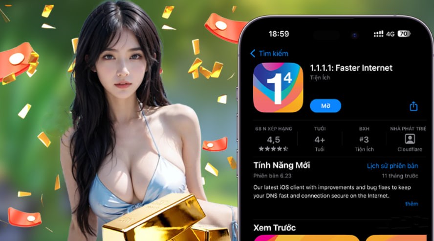 Hình ảnh quảng cáo của w888 hiển thị nền tảng và các lợi ích